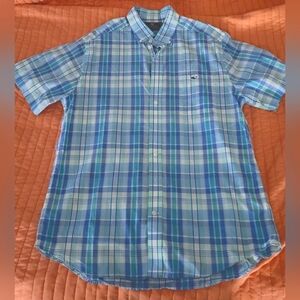 Vinyard Vines Slim Fit Tucker Short Sleeve Button Down Shirt - Size L